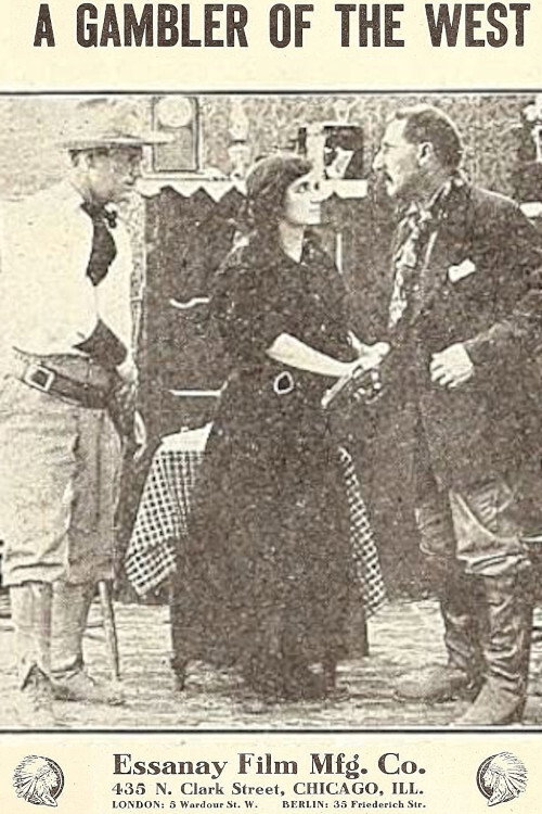 Movie poster for A Gambler of the West (1910)
