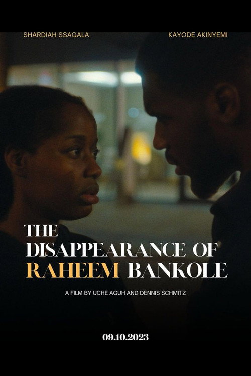Movie poster for The Disappearance of Raheem Bankole (2023)
