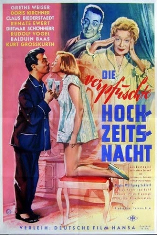 Movie poster for Die verpfuschte Hochzeitsnacht (1957)