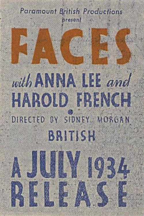 Movie poster for Faces (1934)