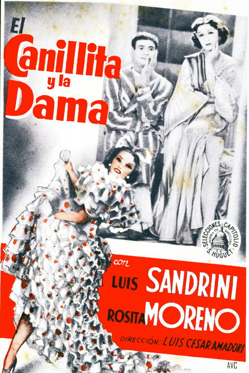 Movie poster for El canillita y la dama (1936)