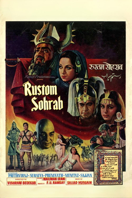 Movie poster for Rustom Sohrab (1967)