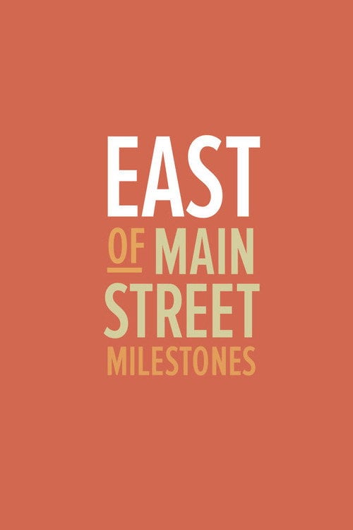 Movie poster for East of Main Street: Milestones (2013)