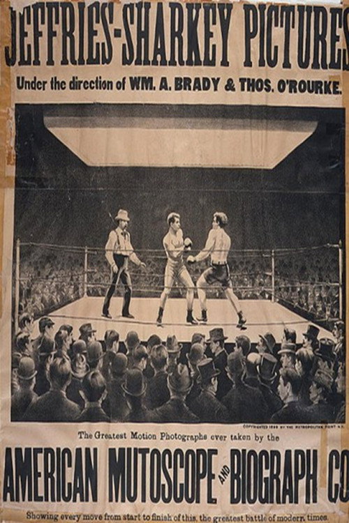 Movie poster for Jeffries-Sharkey Contest (1899)