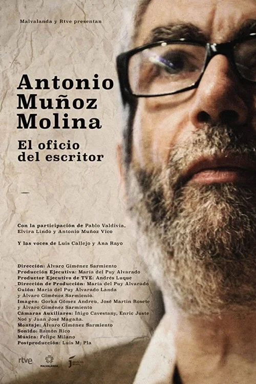Movie poster for Antonio Muñoz Molina, the Job of the Writer (2015)