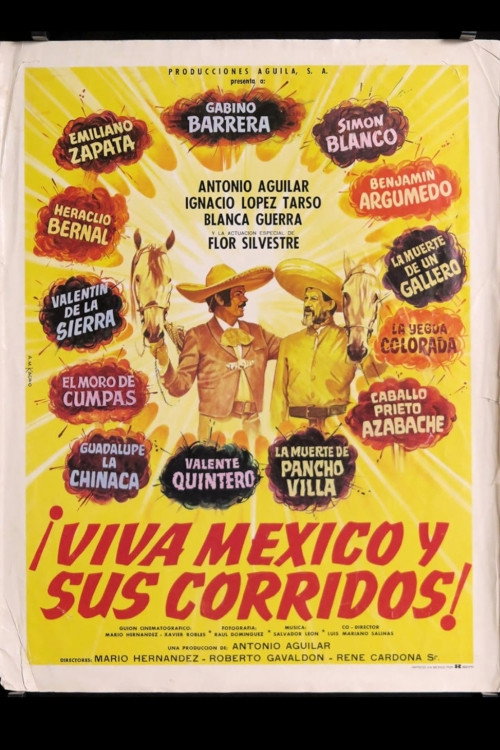 Movie poster for Viva México y sus corridos (1982)