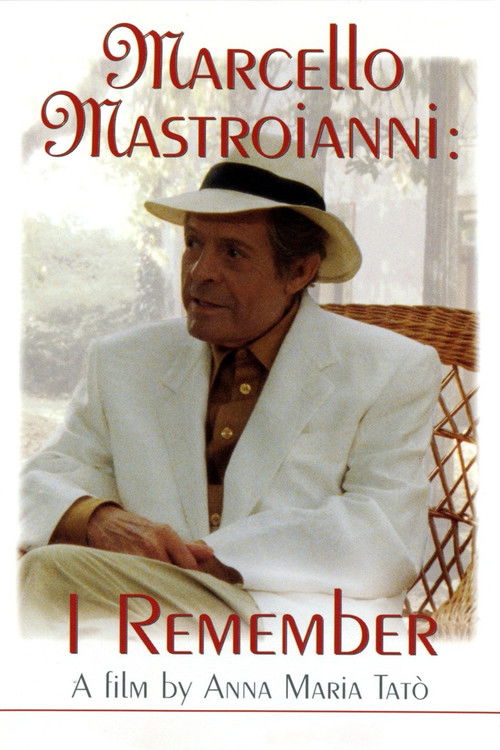Movie poster for Marcello Mastroianni: I Remember (1997)