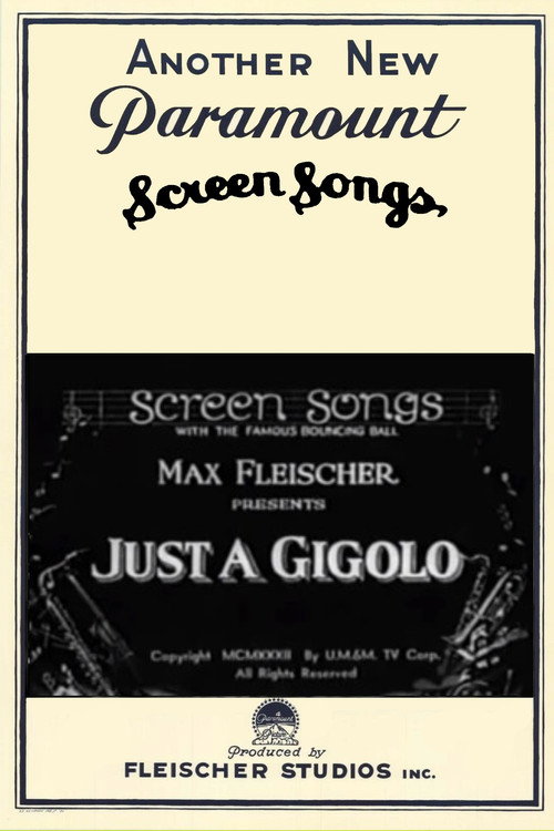 Movie poster for Just a Gigolo (1932)