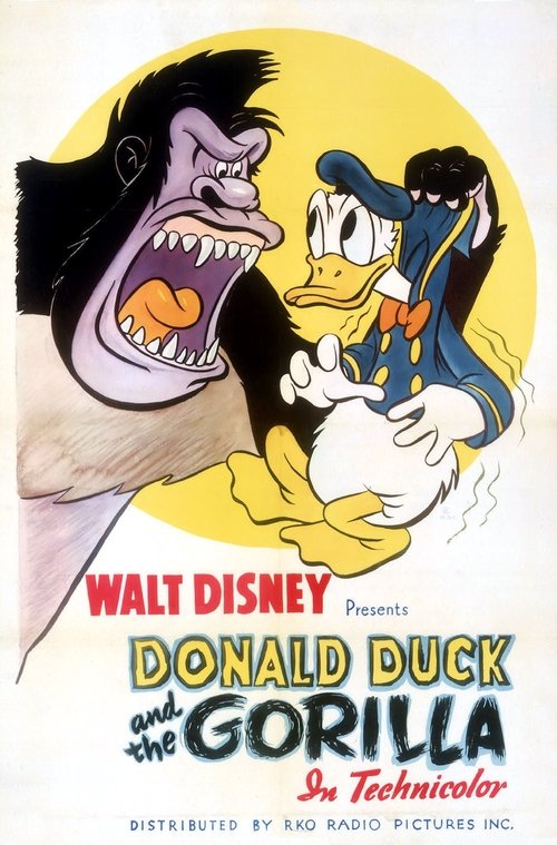 Movie poster for Donald Duck and the Gorilla (1944)
