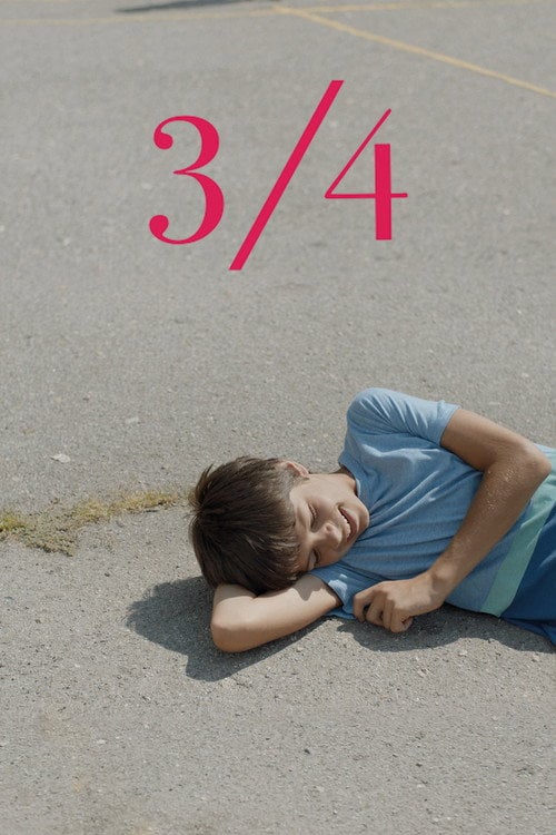 Movie poster for 3/4 (2017)