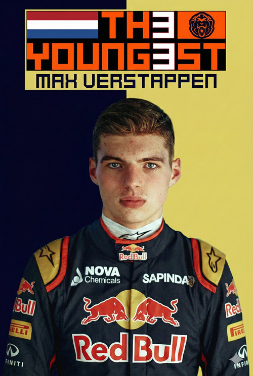TH3 YOUNG3ST – MAX VERSTAPPEN poster