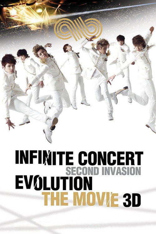 Movie poster for INFINITE Concert Second Invasion Evolution the Movie 3D (2012)
