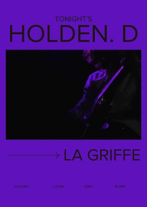 Movie poster for Tonight's Holden.D - La Griffe