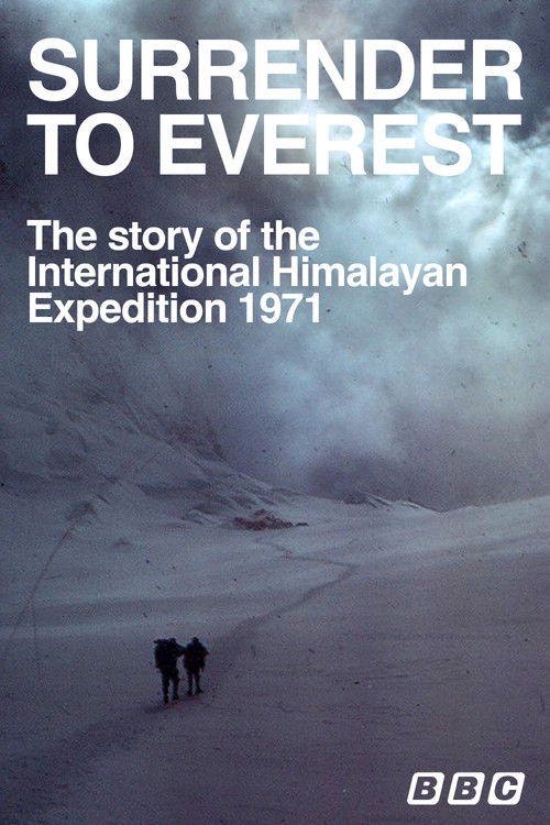 Movie poster for Surrender To Everest (1971)