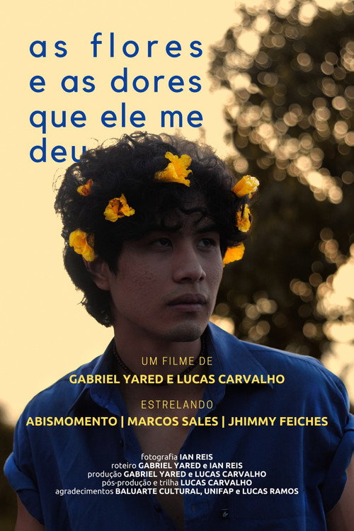 Movie poster for the flowers and sorrow he gave me (2023)