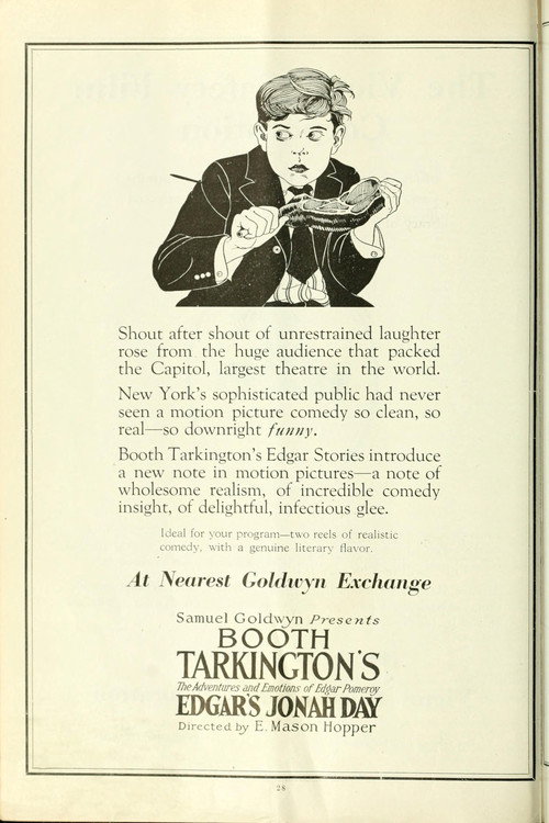 Movie poster for Edgar's Jonah Day (1920)