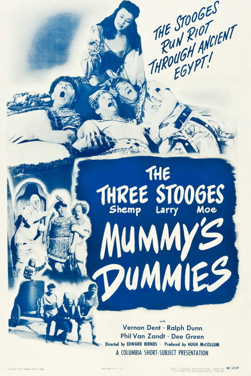 Movie poster for Mummy's Dummies (1948)