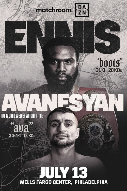 Movie poster for Jaron Ennis vs. David Avanesyan (2024)