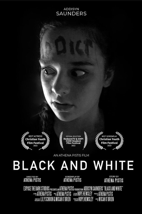 Movie poster for Black and White (2022)