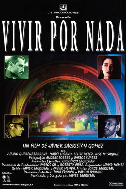 Movie poster for Vivir por nada (1992)