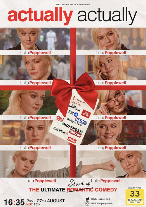 Movie poster for Lulu Popplewell: Actually, Actually (2023)