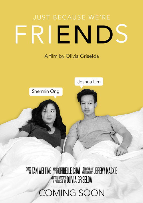 Movie poster for Just Because We're Friends (2019)
