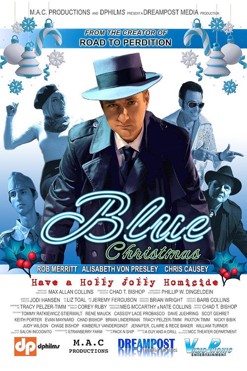 Movie poster for Blue Christmas (2024)