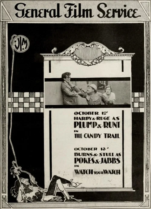 Movie poster for The Candy Trail (1916)