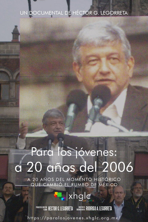 Movie poster for Para los jóvenes: a 20 años del 2006 (2026)