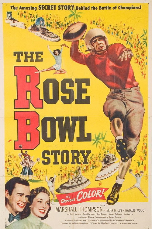 Movie poster for The Rose Bowl Story (1952)