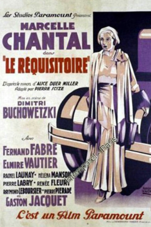 Movie poster for The Indictment (1931)