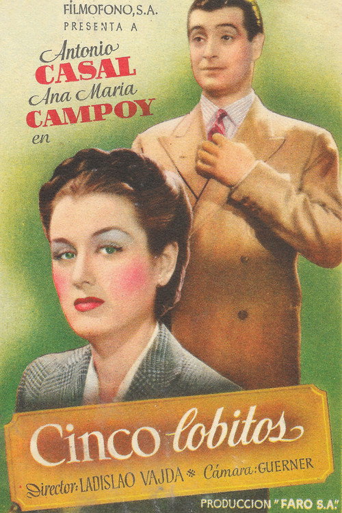Movie poster for Cinco lobitos (1945)