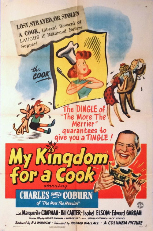 Movie poster for My Kingdom for a Cook (1943)