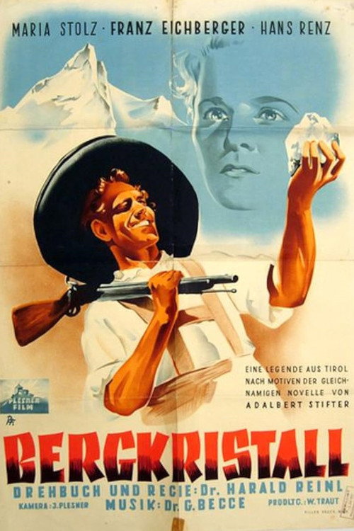 Movie poster for Bergkristall (1949)