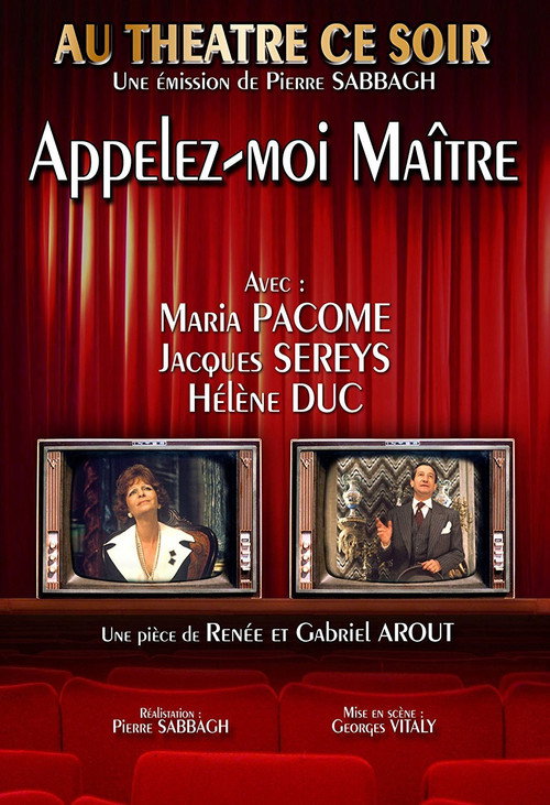 Movie poster for Appelez-moi maître (1977)
