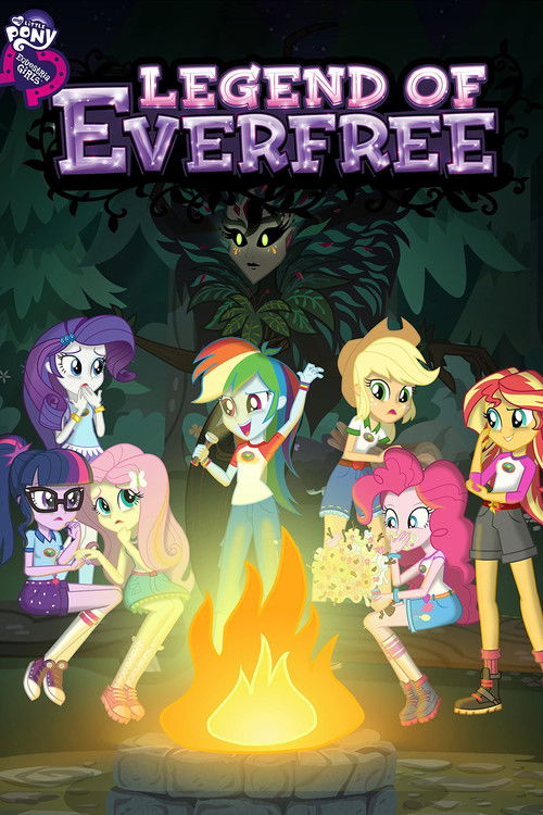 Movie poster for My Little Pony: Equestria Girls - Legend of Everfree (2016)