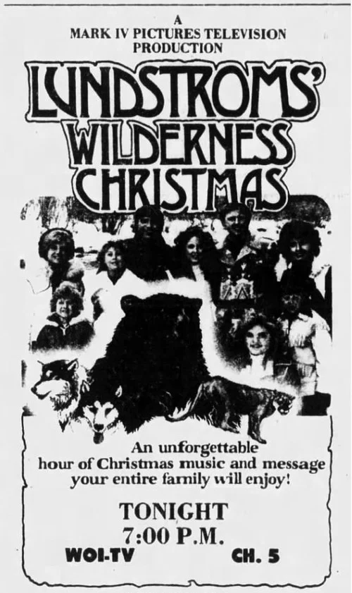 Movie poster for The Lundstroms' Wilderness Christmas (1979)