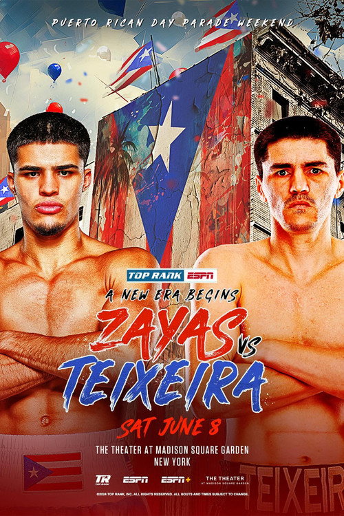 Movie poster for Xander Zayas vs. Patrick Teixeira (2024)