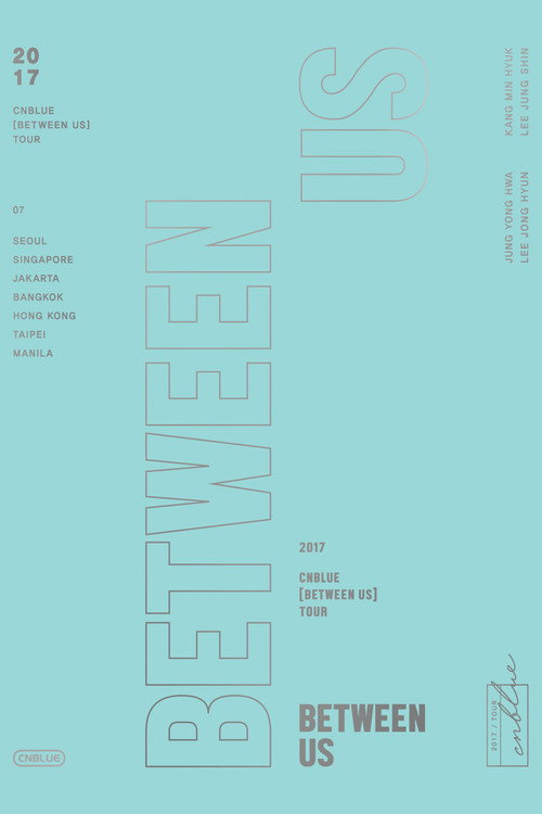 Movie poster for CNBLUE LIVE IN SEOUL：BETWEEN US (2017)