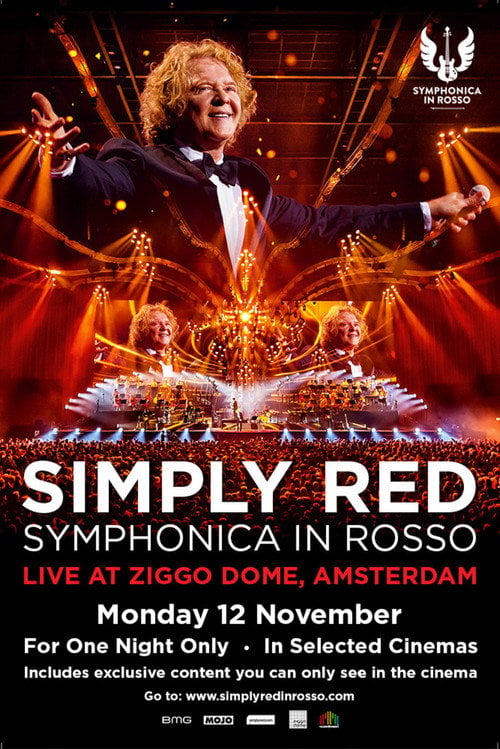 Movie poster for Simply Red - Symphonica In Rosso - Live At Ziggo Dome, Amsterdam (2018)