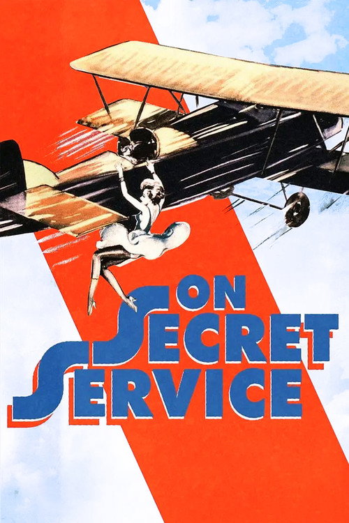 Movie poster for On Secret Service (1933)