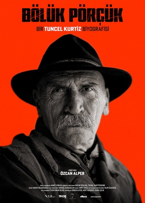 Movie poster for All Over the Place - A Portrait of Tuncel Kurtiz (2025)