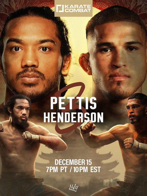 Movie poster for Karate Combat 43: Pettis vs. Henderson (2023)
