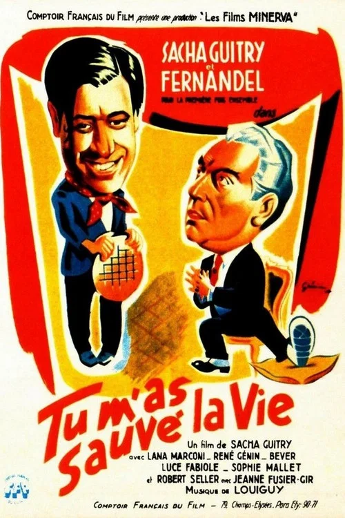Movie poster for Tu m'as sauvé la vie (1950)