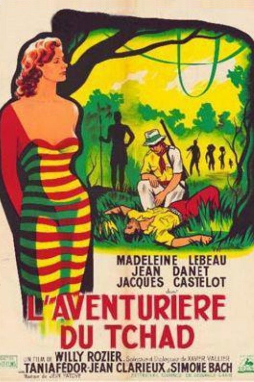Movie poster for LAventurière du Tchad (1953)