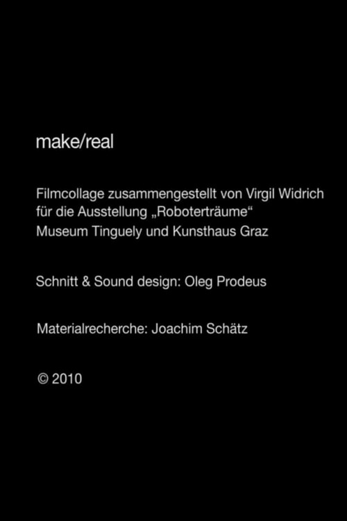 Movie poster for Make/Real (2010)