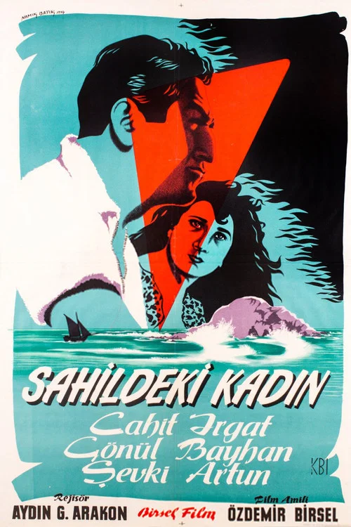 Movie poster for Sahildeki Kadın (1954)