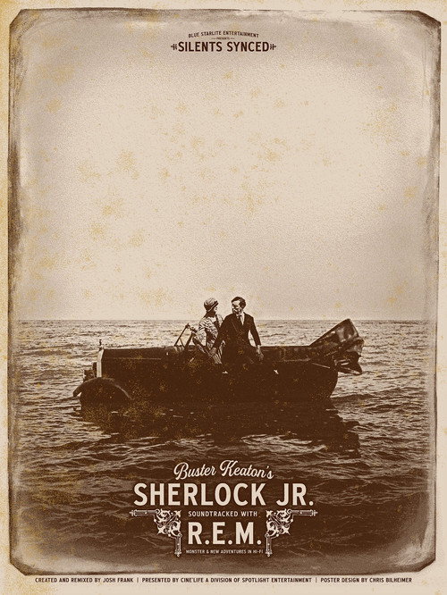 Movie poster for R.E.M x Buster Keaton's Sherlock Jr (2026)