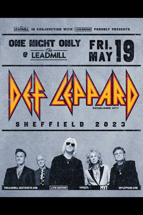 Movie poster for Def Leppard - Live at The Leadmill (2023)