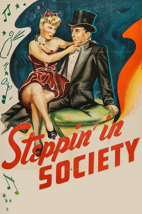 Movie poster for Steppin' in Society (1945)